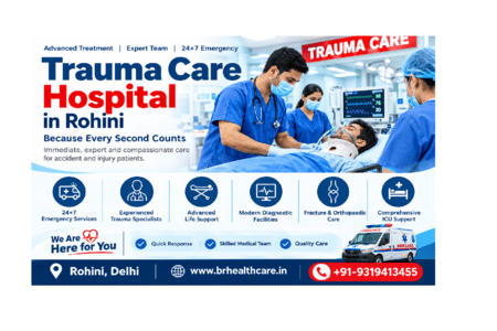 Trauma Care Hospital in Rohini